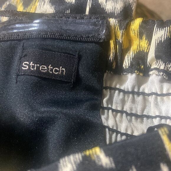 Yellow & Black Animal Print Guess Los Angeles Dress Size 2 - Picture 9 of 9